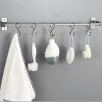 48 Pack S Hooks for Hanging, 3.5 inch Heavy Duty Metal S Hooks with Safety Buckle S Shaped Hooks Pot Rack Closet Hooks for Hanging Plants, Clothes, Kitchen Utensil, Pots, Pans, Bags (Black)
