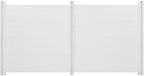 VEVOR Outdoor Privacy Screens, 50" W x 50" H Air Conditioner Fence, Pool Equipment Enclosure, Horizontal Vinyl Privacy Fence, Perfect to Enclose Trash Can and A/C Units (2-Panel)