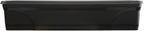 Southern Patio 36 Inch Medallion Weatherproof and Sunray Protected Plastic Hanging Windowsill Garden Box Planter with Drainage Holes, Black