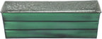 Achla Designs Galvanized Window Flower Box Planter-Green-Medium (24" L x 9.5" W x 7.5" H)