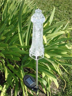 Solar Garden Stake Lights with Color Changing LED or Regular White LED Landscape Path Lights (Set of 2) (Lighthouse)