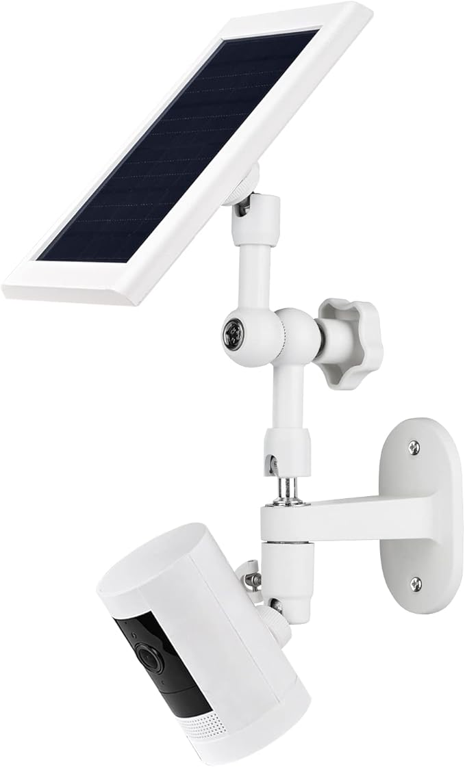 ALERTCAM 2-in-1 Wall Mount for Solar Panel, Stick Up Cam Battery, Spotlight Cam and Spotlight Cam Plus/Pro(Battery), Adjustable Angle to Get Maximum Sunlight for Your Solar Panel