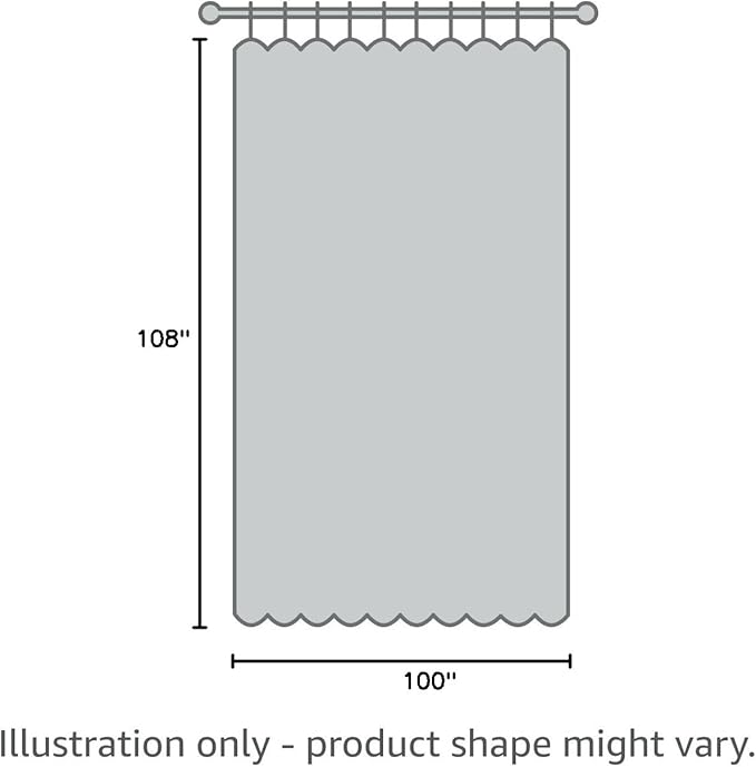 H.VERSAILTEX Linen Blackout Curtains Durable Thick Textured Linen Look 100% Blackout Patio Door Curtain Anti Rust Grommet Extra Wide Sliding Door Curtain Panel, Cobblestone, W100 x L108 inch