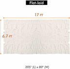 Universal Doubleton Steel Pergola Replacement Cover for Pergola Structures L-PG080PST, 80''x 205'' (Beige)