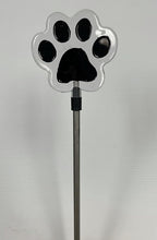 Solar Garden Stake Lights with Color Changing LED or Regular White LED Landscape Path Lights (Set of 2) (Dog Paw)