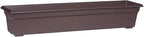 Root & Vessel 16363, Brown, Countryside Flower Box Planter, 36-Inch