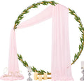 Outdoor Curtain Fabric: Blush Pink Sheer Chiffon, 29 x 236 Inch