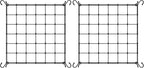 VIVOSUN 3 x 3Ft. Elastic Trellis Netting with 4 Hooks for Climbing Plants, Vegetables, Fruits, and Flowers, 2-Pack