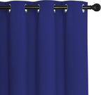 NICETOWN Blackout Room Divider Curtains for Sliding Glass Doors 102 Inches Long 1 Panel, Extra Wide Sliding Door Curtains for Doorway Patio Bedroom Living Room (Navy Blue, 80Wx102L, 1 Panel)