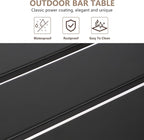 Outdoor Bar Table, Patio Counter Height Bar Table - Image 7
