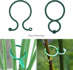 Plant Stake Support - 6 Pack Adjustable Height 12" or 24", Garden Support Stake Plant Cage Support Rings, Single Stem Plant Support Stakes, for Flowers Amaryllis Tomatoes Peony Lily Rose (24inch)