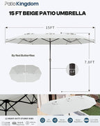 5-Piece White Outdoor Dining Set for 4, 75.2'' HDPE Table with Umbrella Hole & Chairs, Weather-Resistant Patio Furniture for Garden, Lawn, or Poolside