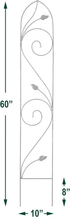 Arcadia Garden Products TR05 Autumn Leaf Trellis 5'