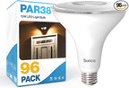 Sunco 96 Pack PAR38 LED Flood Light Outdoor Bulb, Waterproof Bright Dimmable 13W=100W, 5000K Daylight, 1050lm, E26 Base UL Energy Star Listed.