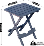 Adams Quik-Fold® Side Table - Bluestone