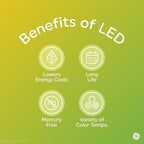 GE LED+ Motion Sensor LED Light Bulbs, 14W, PAR38 Outdoor Security Floodlights, Warm White, CAC (2 Pack)
