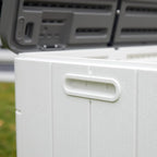 100 Gallon Plus Resin Deck Box, Waterproof Outdoor Storage Box - Image 5