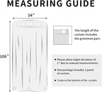 Easy-Going Linen Look Outdoor Curtains Waterproof Windproof Porch Curtains, Soft Thicken Outdoor Privacy Curtains for Patio, Gazebo, Grommet Top and Tab Bottom Drape, 1 Panel, 54x108 inch, Sage Green