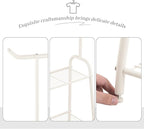 Plant Stand Indoor Outdoor,Metal Plant Stands for Multiple Plants,3 Tier Tall Hanging Plant Shelf,Large Heavy Duty Flower Holder Ladder Plant for Living Room, Patio, Balcony (White)