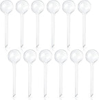 12 Pcs Large Plastic Self-Watering Bulbs,Clear Automatic Watering Globes,Clear Automatic Watering Bulbs for Plants,Graden,Flowers