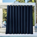 NICETOWN Outdoor Curtainch for Patio Waterproof 140 inch Wide, Rustproof Grommet Thermal Insulated UV Blocking Cabana Curtainch & Drape, Privacy Safe Shade for Gazebo, Sage Green, 1 PC, 95-Inch Long