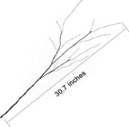 Artificial Curly Willow Branches, 10 Pack Brown Iron Wire Stems, 30.7 Inch