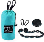 Gold Armour Camping Hammock - XL Double Hammock Portable Hammock Camping Accessories Gear for Outdoor Indoor with Tree Straps, USA Based Brand (Seafoam)