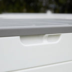 100 Gallon Outdoor Storage Box Waterproof Lockable Resin Deck Box Large - Image 4