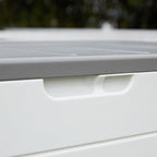 100 Gallon Plus Resin Deck Box, Waterproof Outdoor Storage Box - Image 6