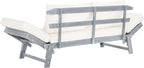 Safavieh PAT6745A Outdoor Collection Tandra Grey Modern Contemporary Daybed Day Bed
