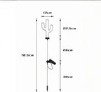 Solar Garden Stake Lights, Waterproof Landscape Light, Solar Landscape Path Lights, Neon Lights, Outdoor Decor for Garden, Yard, Lawn, Pathway, Patio, Backyard (Cactus)