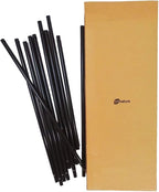 Arbor Black Metal Garden Arch with Two Size Options