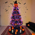 String Lights 200 LED Halloween Orange and Purple 66ft Outdoor