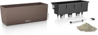 Lechuza BALCONERA Color 50 Nutmeg, Self-Watering Window Box (Railing Planter), H7.5 L19.7 W7.5 in