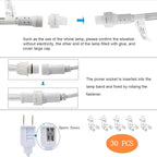 100ft LED Rope Lights Outdoor, 720 LED Connectable and Flexible Tube Lights with 8 Modes, Waterproof LED Rope Lighting for Garden, Patio, Pool, Bedroom, Party, Indoor Outdoor Christmas Decor (Green)