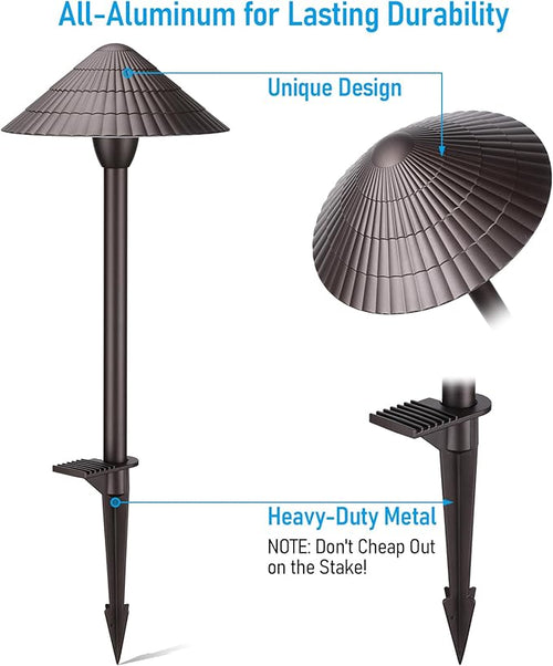 12-Pack 5CCT LED Low Voltage Landscape Lights