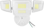Onforu 90W Flood Lights Outdoor, 10000LM Ultra Bright 4-Head LED Security Light with Switch Control, IP66 Waterproof 6500K Exterior Lights for Yard Garage Patio