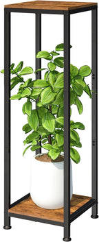Plant Stand Indoor, 41'' Extra Tall Wood Plant Stands Heavy Duty Pedestal Stand for Indoor Outdoor, Modern Corner Flower Stand for Patio, Living Room, Balcony