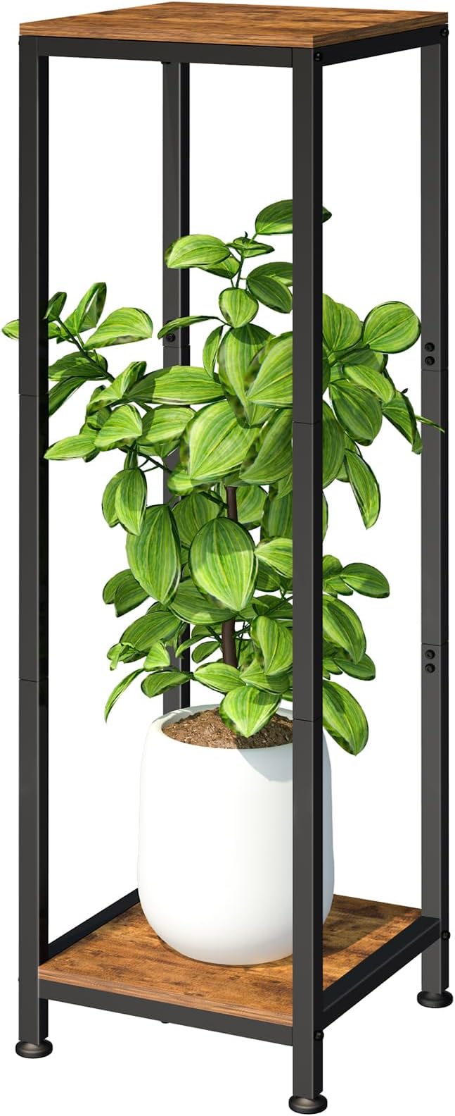 Plant Stand Indoor, 41'' Extra Tall Wood Plant Stands Heavy Duty Pedestal Stand for Indoor Outdoor, Modern Corner Flower Stand for Patio, Living Room, Balcony
