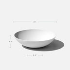Veradek Mason Series Lane Bowl Planter| for Indoor or Outdoor Tabletops/Gardens |Made from Plastic-Stone Composite with Drainage Holes|Modern Décor for Flowers, Succulents, Small Plants