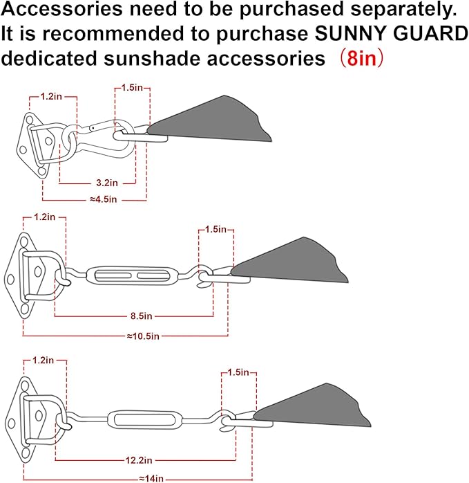 SUNNY GUARD Custom Size 18'x32' Rectangle Brown UV Block Sunshade for Backyard Yard Deck Patio Garden Outdoor Activities and Facility(Customized)