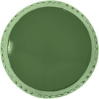 Christopher Knight Home Zoey Small Outdoor Side Table, Lace Cut Iron End Table, Metal Outdoor Stool, Hollow Drum Round Side Table, Decorative Garden Stool with Cutout Design for Patio Balcony, Green