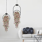 Artificial Hanging Plants Wandering Jew 22 Inch 5 Pack PVC