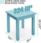Side Table 18 Inch Blue Outdoor Adirondack Style, HIPS Frame