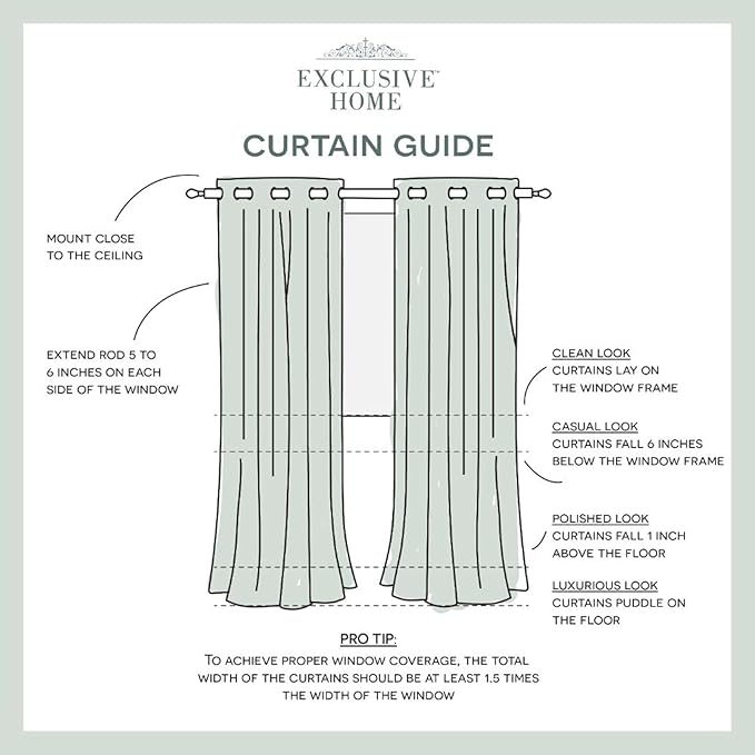 Exclusive Home Cabana Solid Indoor/Outdoor Light Filtering Hook-and-Loop Tab Top Curtain Panel Pair, 54"x63", White
