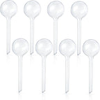 8 Pcs Clear Plant Watering Globes,Plastic Self Watering Bulbs Ball,Garden Water Device for Plant Indoor Outdoor(Small)