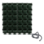 Self Watering Planters with Timer and Rain Sensor, 36-Pocket Wall Mounted Vertical Garden System - Automatic Drip Irrigation Kit for Indoor Outdoor Balcony, Grow Herbs Vegetables Flowers