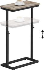 TUTOTAK End Table, Side Table, Tall Couch Table, Sofa Table, Living Room, Bed Room, Greige TB01BG083