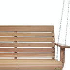 All Things Cedar Wooden Porch Swing, Outdoor Patio Furniture, 6 Foot, Natural