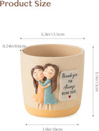 Gardening Gifts for Women: 5.3in Plant Pot Gifts for Gardener - Plant Mom Presents for Gardener - Plant Pot Garden Presents for Mom Friends Lady Christmas Birthday Mothers Day